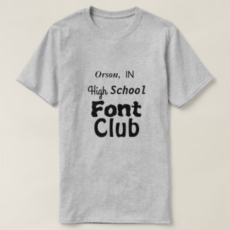 T-shirt Orson, DANS le club de police de lycée