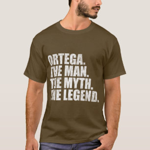 T-shirt Ortega Ortega Nom de famille Ortega nom de famille