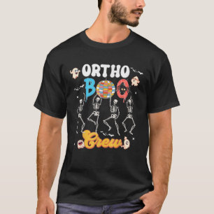 T-shirt Ortho Orthopédique Halloween Boo Crew Dance Skelet