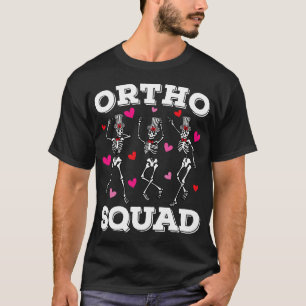T-shirt Ortho Squad Danser Squelette Valentine Hommes