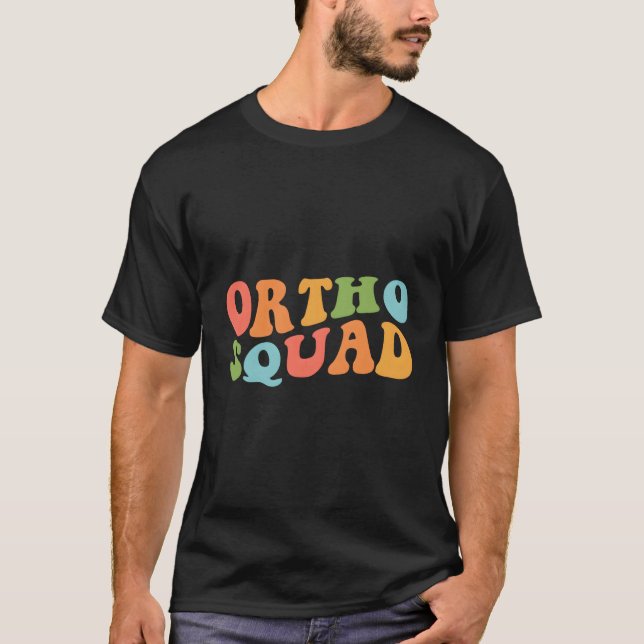 T-shirt Ortho Squad Retro Orthopédie Docteur Infirmière As (Devant)