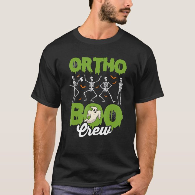 T-shirt Ortho Squad Spooky Ortho Orthopedic Halloween Boo  (Devant)