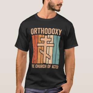 T-shirt Orthodoxie Croix Orthodoxe Orthodoxie L'Église D'U