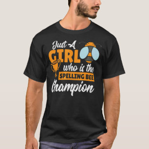 T-shirt Orthographe Bee Girl Compétitive Speller Word Sp N