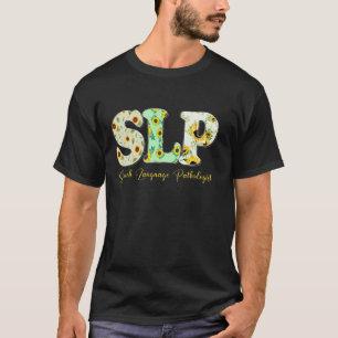 T-shirt Orthophoniste SLP Thérapie de la parole Soleil