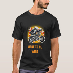 T-shirt Os à être sauvage Halloween T Chemise.