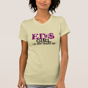 T-shirt Os de bruit de craquement de rupture de fille