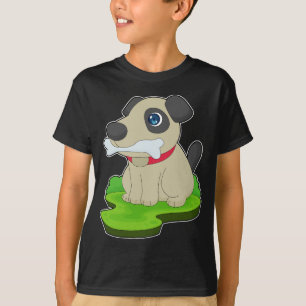 T-shirt Os de chien