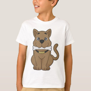 T-shirt Os de chien