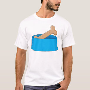 T-shirt Os de chien dans la cuvette