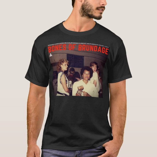 T-shirt Os de film Merch de Brundage : 01 dames 80s (Devant)