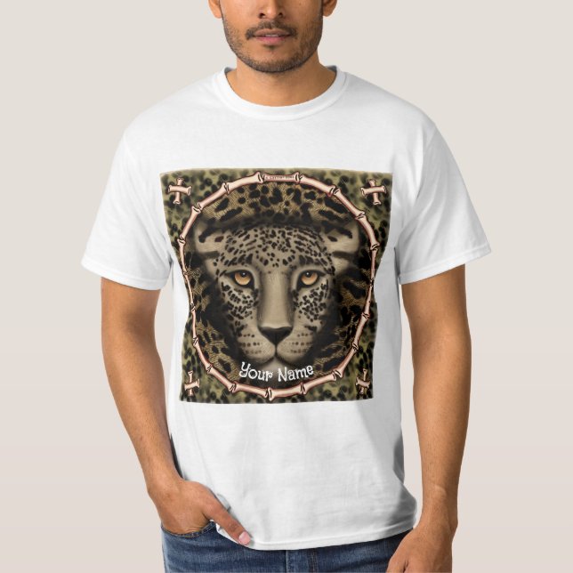 T-shirt Os de léopard  (Devant)
