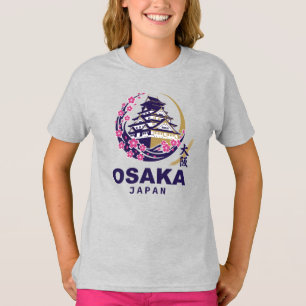 T-shirt Osaka Japon Fleurs de Cerisier