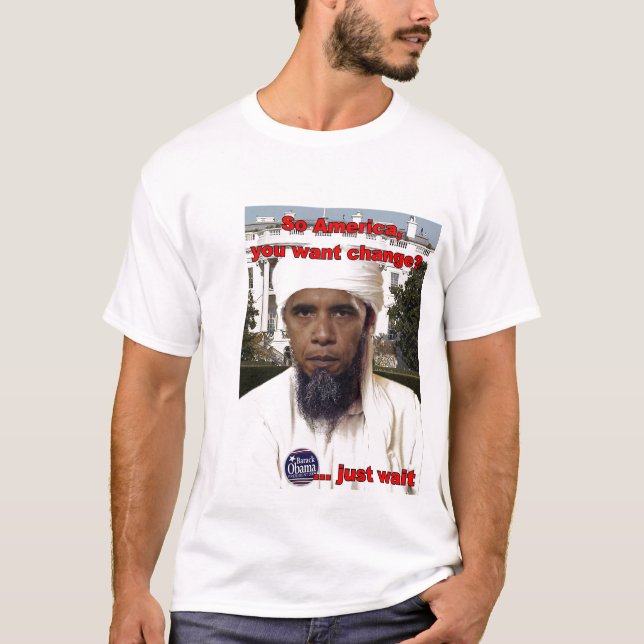 T-shirt Osama Obama '08 (Devant)