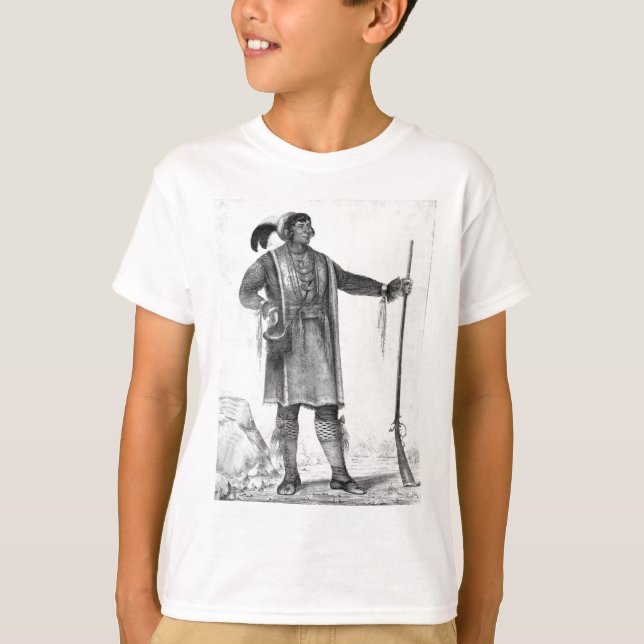 T-shirt Osceola en chef 1838. (Devant)