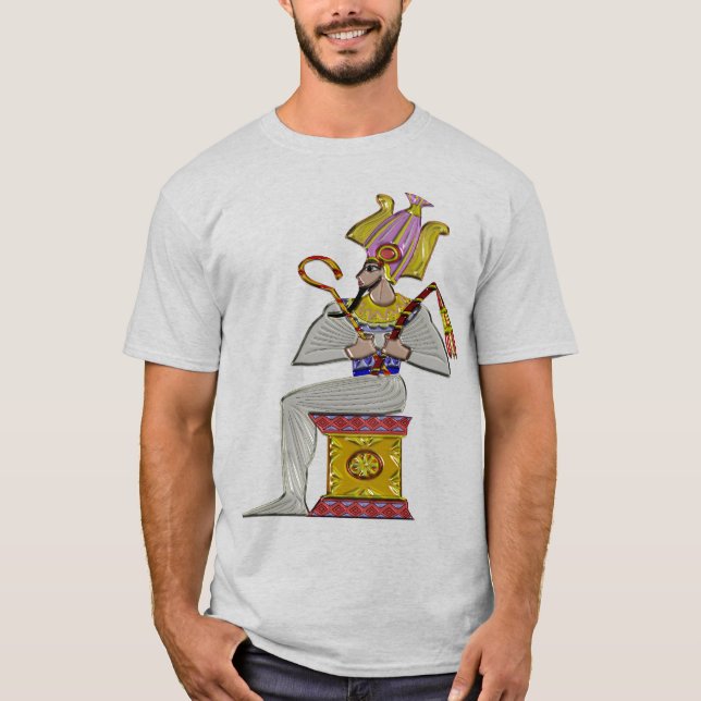 T-shirt Osiris égyptien Folk double graphique (Devant)