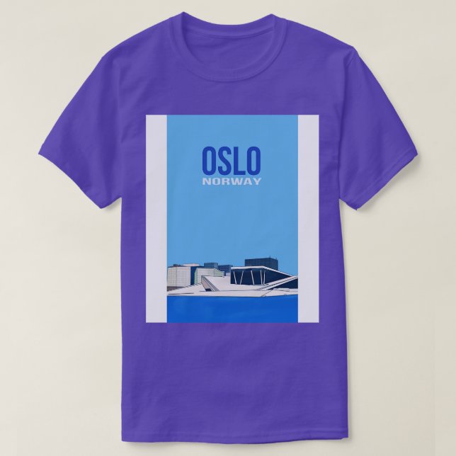 T-shirt Oslo Norvège (Design devant)