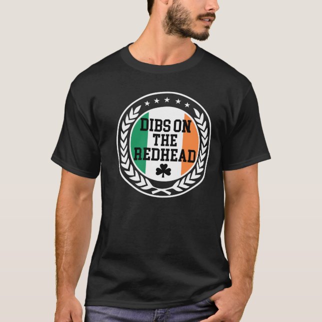 T-shirt Osselets sur le boire roux de Jour de la Saint (Devant)