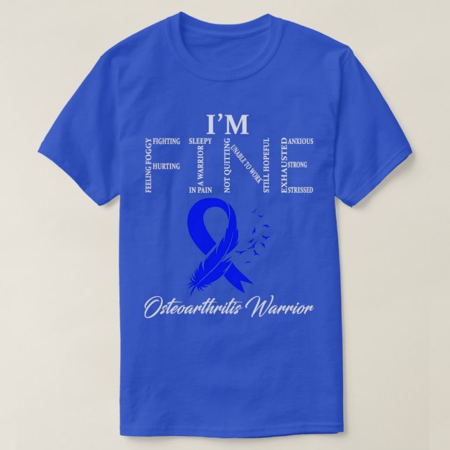 T-shirt Ostéoarthrite Guerrier Im Fine (Design devant)