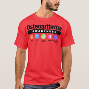T-shirt Ostéoarthrite Handicap Sensibilisation Symptômes