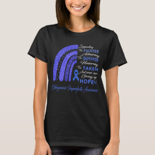 T-shirt Ostéogenèse Imperfecta Guerrier de soutien