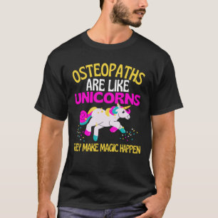 T-shirt Ostéopathes Unicorne, Chiropracteur de licorne ma