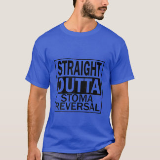 T-shirt Ostomy Drôle Droit Devant Stoma Reverse Sac Lea