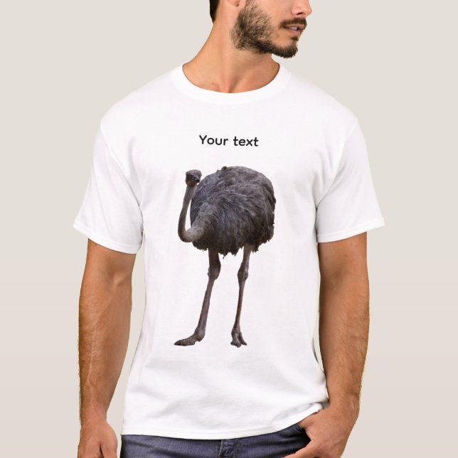 T-shirt Ostrich bird (Devant)
