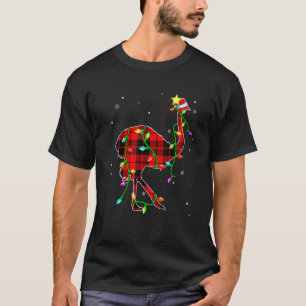 T-shirt Ostrich Noël Noël Noël Chapeau Noël Fêtes