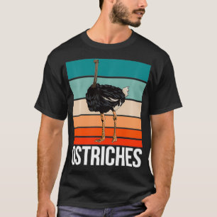 T-shirt Ostrich Retro Ostrich Lover Design Ostrich Vintage
