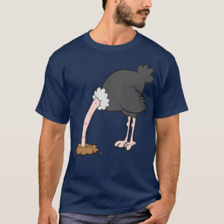 T-shirt Ostrich tête dans le sable