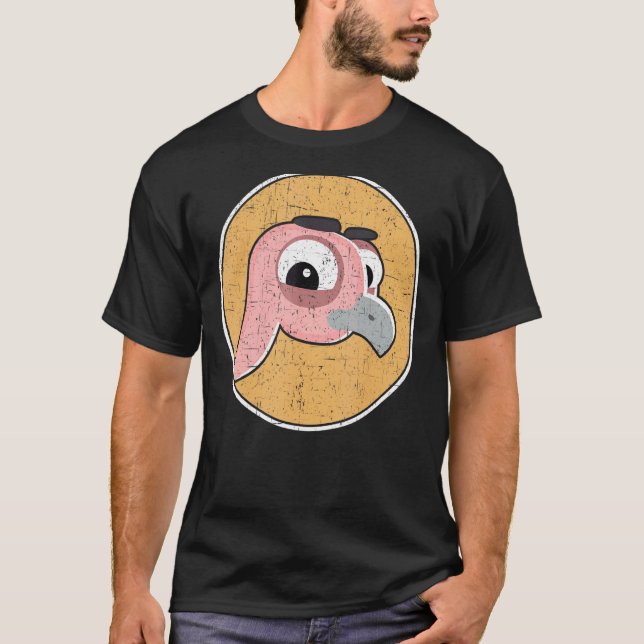 T-shirt Ostriches Visage d'autruche Ostriches animal Oisea (Devant)