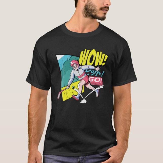 T-shirt Otaku - Anime Tennis Boy - Manga Japanese Aestheti (Devant)