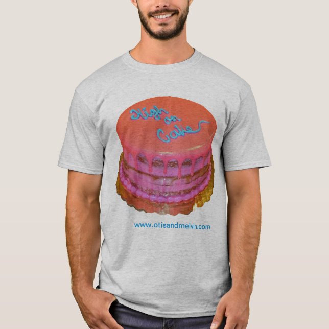 T-shirt, Otis and Melvin, "High on Cake" T-Shirt (Front)