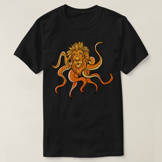 T-shirt Otopus de lion (Design devant)