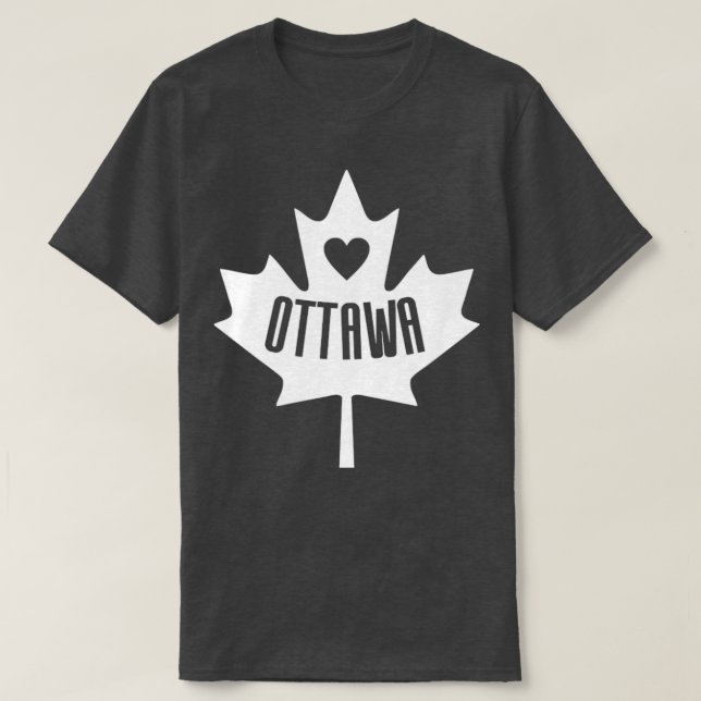 T-shirt Ottawa Canada (Design devant)