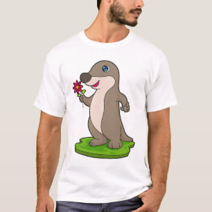 T-shirt Otter à fleurs