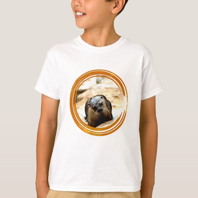 T-shirt Otter Art (Devant)