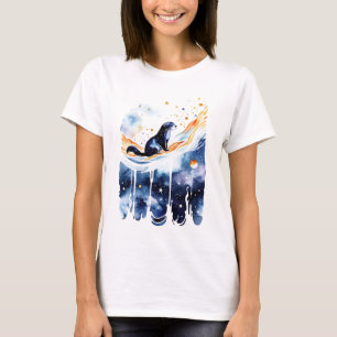 T-shirt Otter dans une rivière Nebula
