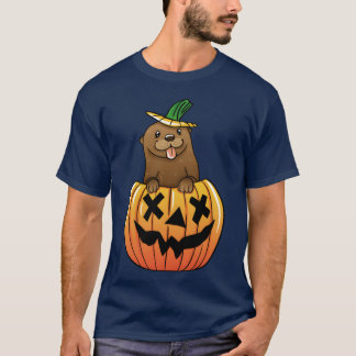 T-shirt Otter fille Halloween