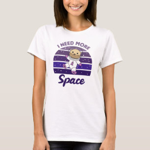 T-shirt Otter J'Ai Besoin De Plus D'Espace Sur Les Ballons