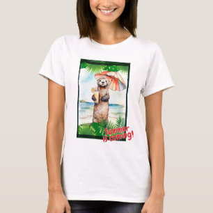 T-shirt Otter "L'été arrive !"