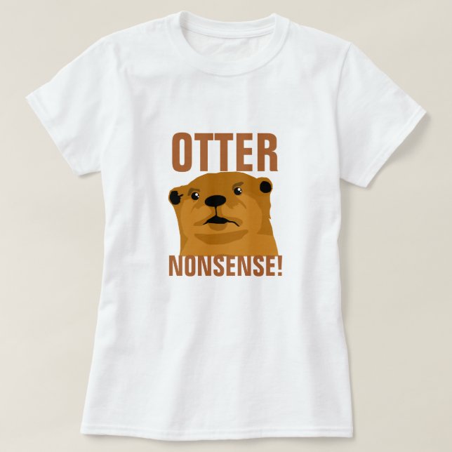 T-shirt Otter Nonsense (Design devant)