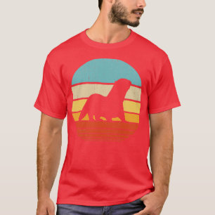 T-shirt Otter Retro Sunset Vintage 60s les années 70 pour
