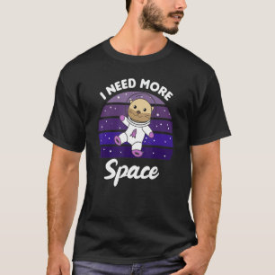T-shirt Otter Space Une Otter Douce Dans L'Espace Otter Dr