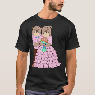 T-shirt Otter Whisperer Animal Biologiste marine Marr