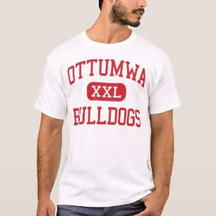 T-shirt Ottumwa - bouledogues - lycée - Ottumwa Iowa