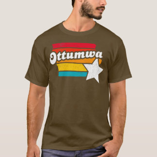 T-shirt Ottumwa Iowa Vintage Souvenir en détresse 2