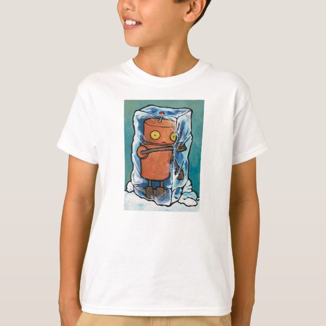 T-shirt Otzi le robot (Devant)