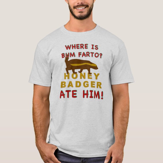 T-shirt Où est bum farto ? (Devant)